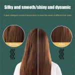 2 in 1 Electric Hair Brushes,Negative Iron Hair Straightener with 5 Temp,Portable Comb Iron Heated Styling Comb,10s Fast Heating 2