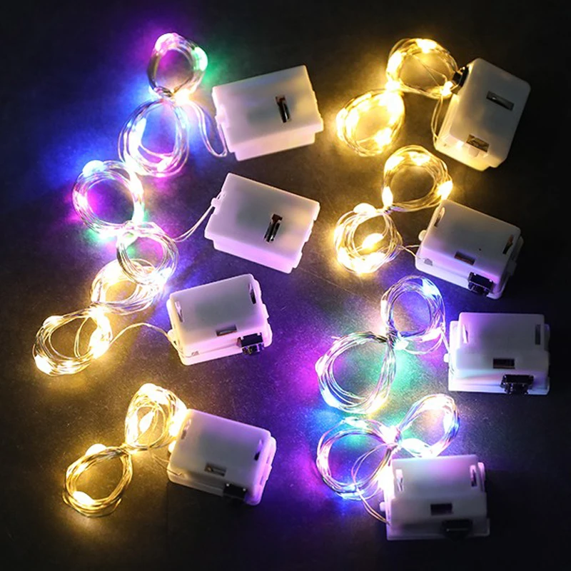 LED Fairy Lights Button Battery Light String Christmas Wedding New Year Bedroom Living Room Garden Decoration Garland LED Fairy Lights Button Battery Light String Christmas Wedding New Year Bedroom Living Room Garden Decoration Garland