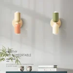 Colorful bedside wall lamp Nordic living room corridor Wall light Children's room macaron Home Interior Decoration lamp 4