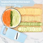 5 in 1 Multi-Functional Vegetable Chopper Onion Chopper Food Chopper Kitchen Mandoline Slicer Veggie Dicer Cutter 3