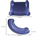 Children's inflatable sofa rocking chair, air cloud rocking chair, sensory chair for children with autism and ADHD 4