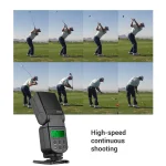 Andoer Flash Speedlite GN40 Adjustable LED Fill Light On-camera Flash With Bracket Replacement for Canon Nikon DSLR Cameras 6
