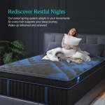 12"Gel Memory Foam Hybrid Pocket Spring Mattress Twin Full Queen King Bed Mattress In A Box, Medium Firm Motion Isolation 5