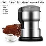 400W Electric Grinder Coffee Kitchen Beans Cereal Nuts Spices Grains Multifunctional Grinder Machine for Home Coffee Grinders 6