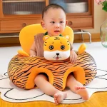 Baby Sofa Support Seat Cover Plush Chair Learn To Sit Comfortable Cartoon Toddler Nest Puff Wash No Stuffing Cradle 3