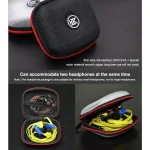 KZ Earphone Storage Bag Square Headset Box Indoor Outdoor Travelling Earphones Storaging Case Accessories with Zipper 4