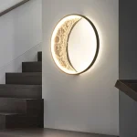 New Arrival Viral Moon LED Wall Lamp - Nordic Luxury Waterproof Light for Bedroom Bedside Wall Stairwell Porch Ceiling Lighting 3