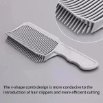 Fading Comb Professional Barber Clipper Blending Flat Top Hair Cutting Comb For Men Heat Resistant Fade Brush Salon Styling Tool 3