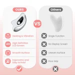 Electric Gua Sha Facial Scraper Board Microcurrent Neck Massager Face Lift Plate Vibration Facial Lifting Firming Skin Care Tool 6