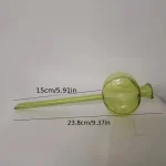 5pcs, Cactus Shape Plant Automatic Watering Device, Plastic Watering Ball Automatic Watering Spike, Cute Shape Decoration, Green 2