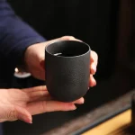 New Vintage Ceramics Cups Japanese Stoneware Porcelain 130ml Tea Mug Healthy Lifestyle Kung Fu Tea Sake Coffee Cups Drinkware 3