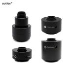 1X 0.35X 0.5X 0.63X Focusable Microscope C mount Adapter Trinocular Reduce Lens CCD Camera Adapter for Olympus Microscope