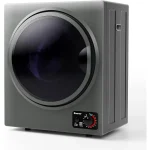 Compact Laundry Dryer 110V Electric Portable Clothes Dryer with Stainless Steel Tub Control Panel Downside Easy Control