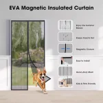 1PCSAnti-Mosquito Net Summer Automatic Closing Magnetic Mosquito Net Invisible Door Mesh Anti Bug Fly Partition Curtain 4
