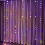 3/4/6m Curtain 100/600LEDString Lights Garland USB Festoon Remote Control Fairy Garland Lights Christmas Decoration Bedroom Home 3