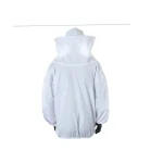 Protective Beekeeping Jacket Veil Smock Equipment Beekeeping Hat Sleeve Beekeeper Suit Apiculture Bee Dress 6