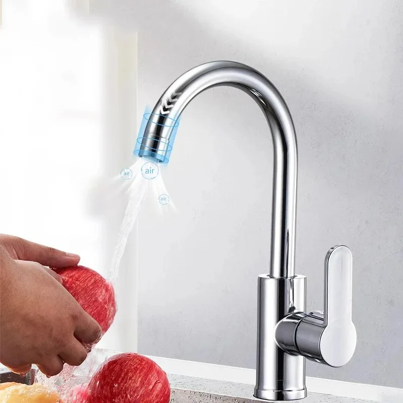 Kitchen Faucet Household Splash-proof Boosting Hot And Cold Faucet Hot And Cold Vegetable Wash Basin Dishwashing Pool Sink Kitchen Faucet Household Splash-proof Boosting Hot And Cold Faucet Hot And Cold Vegetable Wash Basin Dishwashing Pool Sink