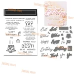 Birthday Mom Dad Day New Stamps And Dies 2026 Catalog Scrapbook Diary Decoration Summer Stencil Stamping Dies Labor Kids Crafts 5