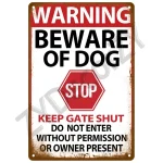 Warning Retro Tin Sign for Home Room Wall Decor Art Metal Sign Vintage Bars Garage Cafe Club Man Cave Pubs Mural Plate Poster 4