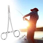 Hand Tool 12.5 16 18cm Hemostatic Forceps Pet Hair Clamp Fishing Locking Pliers Epilation Tools Curved/Straight Tip Cutter Tool 4