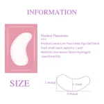 50pairs eye patches eyelash extension under eyelashes fake lashes stickers lash extension supplies patches for building eyelid 3