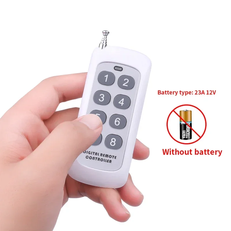 433Mhz Wireless RF Remote Control 1527 Learning Code Transmitter 2 / 8 Keys Long Range For Smart Home Garage Door Opener 433Mhz Wireless RF Remote Control 1527 Learning Code Transmitter 2 / 8 Keys Long Range For Smart Home Garage Door Opener