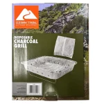 Disposable Instant Charcoal Grill Portable Barbecue Grill 540g Charcoal Easy Clean Ready to Use Car Camping Tailgate Party 4