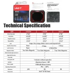 UNIT LM320F Laser Digital Protractor Angle Measure Inclinometer 3 strips Laser Level Box Type-C Charging Angle meter for home 6