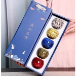 Gift Box & Five Elements Gift Box Kiln Change China Ceramic Tea Cup Porcelain Kung Fu Cups Set Pottery Coffee Mug Tableware Cup 4