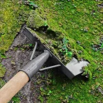 30cm Metal Weed Cleaning Shovel Stainless Steel Cleaning Shovel for Moss Multifunctional Outdoor Garden Shovel Farm Weeding Tool 3