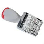 Rubber Stamp Line Dater English Date Stamp Office Stamp Rotating Stamp Rubber English Date Stamp for Scrapbooking 4