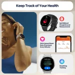 Zeblaze GTR 3 Pro Voice Calling Smart Watch 1.43" AMOLED Display 316L Stainless Steel Frame Fitness Tracking Smartwatch 4