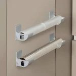 4-pack Punch-free Storage Rack Kitchen Plastic Wrap Garbage Bag Cabinet Storage Rack Refrigerator Side Storage Rack 5
