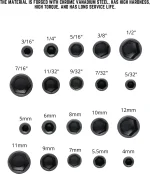 9pcs/set 5mm-13mm Hex Sockets Sleeve Nozzles Nut Driver Set Screwdriver Set Schroevendraaier Set Bits Sets Tools Socket Wrenches 3