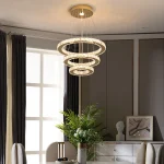 French luxury crystal chandeliers Hall living room Led ceiling lamp pendant ceiling light Room Kitchen Dining table decoration ﻿ 3