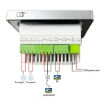 Low Price 86 Touch Screen Home Theater Systems Background Music Controller IPS USB,SD Card Bluetooth Wall Amplifier 6