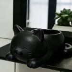 Cute Animal Succulent Planter, Garden Sculpture Pot, Creative 3D-Printed Gift for Nature Lovers, Suitable for Friends and Family 3