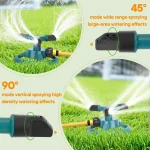Sprinkler Nozzle 360 Degree Automatic Rotating Water Spray Garden Lawn Automatic Sprinkler Garden Watering Irrigation Supplies 6