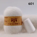 50+20g Extra Soft Plush Mink Hair Yarn Premium Hand Knitting Crochet Thread For Scarf Vest Hat Lady Cloth Winter Fall Warm Yarn 3