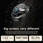 2025New For Android and ios Smart Watch Men AMOLED Screen GPS Motion trajectory Heart Rate Bluetooth Calls SmartWatch Waterproof 3