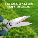 Sharp Garden Tools Secateurs Bonsai Shears Metal Gardening Scissors Pruning Tool Fruit Picking Weed Household Potted Hand Cutter 2