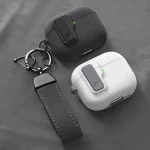 Protective Case For Airpods 4 Cover Luxury Earphone Cover Case For Apple Airpodspro 2 3 1/2 Air Pods Pro Shockproof With Hook﻿
