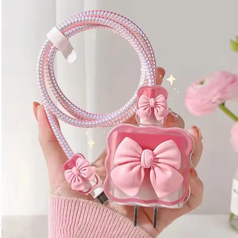 Charger Protector Cable Organizer For iPhone 15 14 11 13 18W 20W Charging Protection Cover Data Cable Management Cord Winder Kit Charger Protector Cable Organizer For iPhone 15 14 11 13 18W 20W Charging Protection Cover Data Cable Management Cord Winder Kit