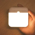 LED Night Light, Human Motion Sensor Lamp USB C Rechargeable Closet Light, Wireless LED  Wall lamp For Stairs Closet Kitchen Bed 4