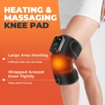 Electric Heated Vibration Knee Massage Pad 3 in 1 Massager for Shoulder Elbow Hot Compress Thermal Joint Brace Muscle Relaxation 5