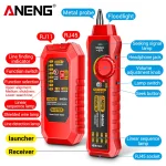 ANENG Network Cable Tracker M469A Networking Analyzer RJ45 RJ11 Telephone Line Network Wire Detector Tracker Measure Cables Tool 6