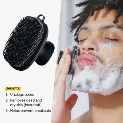 Silicone Face Scrubber for Men and Women Facial Cleansing Brush Silicone Face Wash Brush Manual Cleansing Skin Care Face Brushes