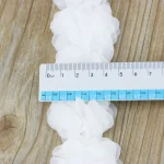 (1 meter) Chiffon lace fabric Webbing Decoration flower gift ribbons crafts Non-woven fabrics base 5