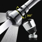 1pcs Faucet Nozzle 360 Degree Rotation Filter Extension Tube Shower Water Saving Tap Head Nozzle Universal Kitchen Accessories 3
