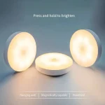 LED Smart Human Body Sensor Night Lamp Emergency Automatic Lighting USB Charging Wireless Magentic Suction Use Night Light 5
